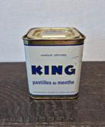 King pepermunt,  oud blikje, Verzamelen, Blikken, Ophalen of Verzenden, Gebruikt, Overige