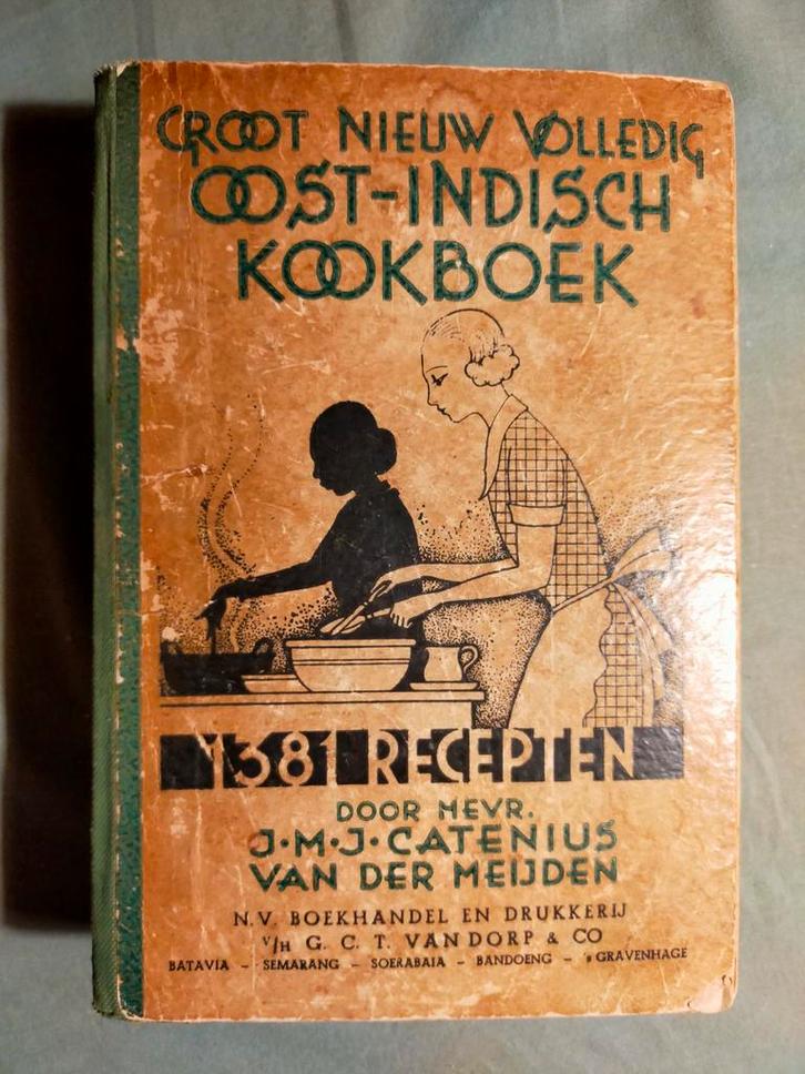 Groot Nieuw Volledig Oost-Indisch Kookboek (1948), Boeken, Kookboeken, Gelezen, Azië en Oosters, Ophalen of Verzenden