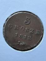 Polen drie groschen 1812, Ophalen of Verzenden, Polen, Losse munt