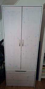 Flexa whitewash kledingkast met losse lade, Huis en Inrichting, Kasten | Kledingkasten, Ophalen, Gebruikt, 50 tot 100 cm, Met hangruimte