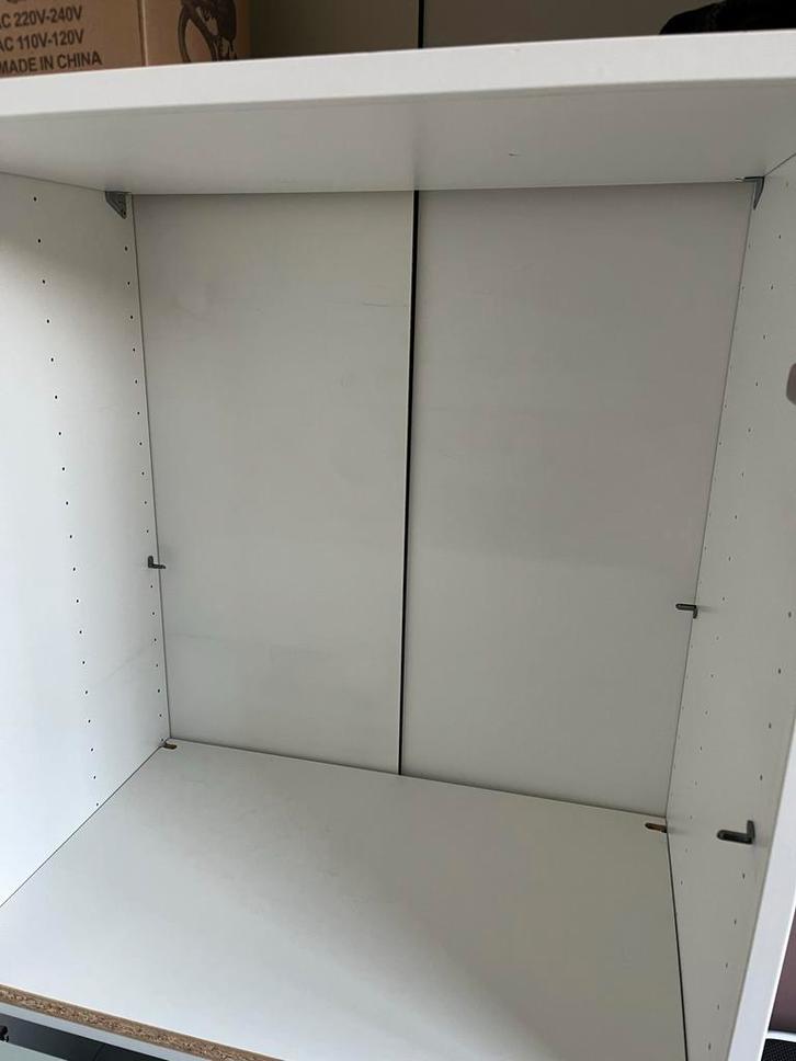 Hoge IKEA Besta kast, Huis en Inrichting, Kasten | Buffetkasten, Gebruikt, 150 tot 200 cm, 50 tot 100 cm, 25 tot 50 cm, Met deur(en)