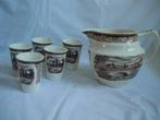 Old Bridge melkstel Societe Ceramique, Antiek en Kunst, Antiek | Servies los, Ophalen of Verzenden