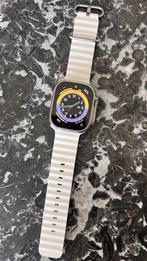 Apple Watch Ultra 1 - GPS + Cellular titanium 49mm, Nieuw, Apple Watch, IOS, Wit