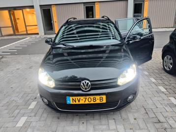 Volkswagen Golf 1.6 TDI 77KW Variant DSG 2013 Zwart 273000km beschikbaar voor biedingen