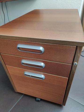 2x ladeblok Ikea Galant, midden bruin - afbeelding 8