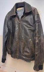 Stoere Pall Mall Leren Cargo Pilots Jas Maat L, Maat 52/54 (L), Zwart, Onbekend, Pall Mall