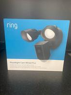 Ring floodlight cam wired plus zwart ONGEOPENDE VERPAKING!, Nieuw, Ophalen of Verzenden