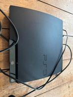 PlayStation 3 Slim + Games, Spelcomputers en Games, Spelcomputers | Sony PlayStation 1, Ophalen, Gebruikt, Met 2 controllers, Met games