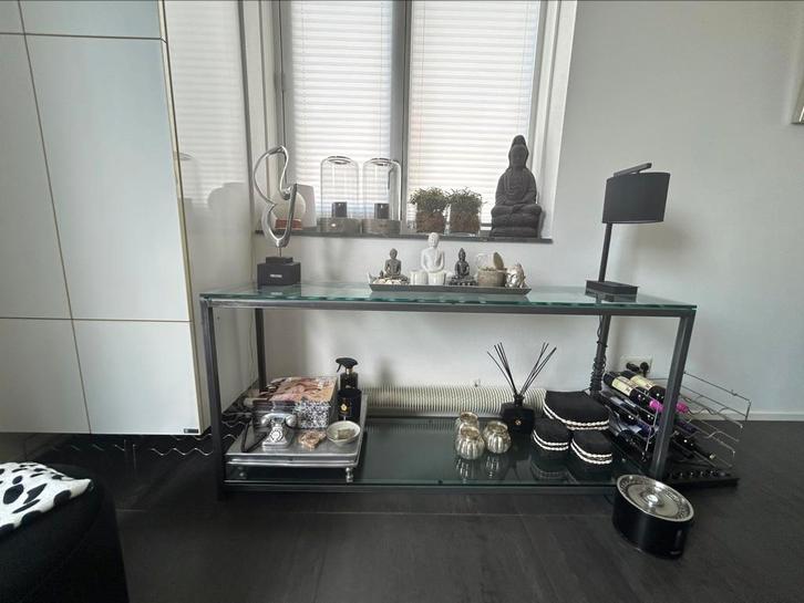 Gave Riviera Maison haltafel, Huis en Inrichting, Tafels | Sidetables, Zo goed als nieuw, 25 tot 50 cm, 100 tot 150 cm, Rechthoekig