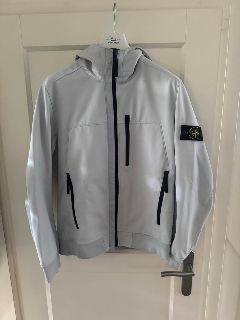 Stone Island Jas XL Ice Blue, Ophalen of Verzenden, Zo goed als nieuw, Maat 46/48 (XL) of groter, Jack