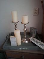 Woondecoratie, kandelaars decoratiedienblad, kaarsen Home Sw, Ophalen, Zo goed als nieuw, Grijs, Hout