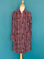 Retro blouse jurk didi paars roze xs 34 36 katoen patroon, Maat 38/40 (M), Ophalen of Verzenden, Didi, Zo goed als nieuw
