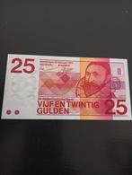 Biljet 25 gulden 1972 unc serie 11 cijfers bieden, Postzegels en Munten, Bankbiljetten | Nederland, Ophalen of Verzenden