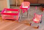 Speelgoed, kinderstoel, bed en wandelwagen en pratende pop, Kinderen en Baby's, Speelgoed | Poppen, Ophalen, Gebruikt, Babypop