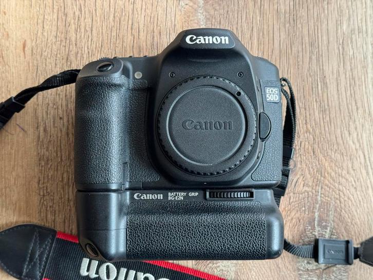 Canon 50D + Batterij Grip + 2 Extra batterijen, Audio, Tv en Foto, Fotocamera's Digitaal, Gebruikt, Spiegelreflex, Canon, Geen optische zoom
