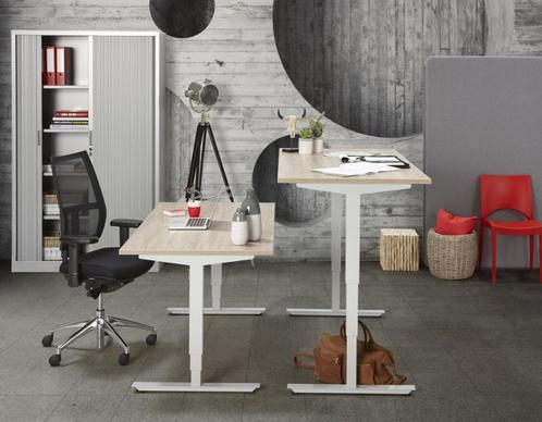 Zit Sta Bureau Tafel Elektrisch met 2 Bosch Motoren -Display, Huis en Inrichting, Bureaus, Nieuw, Stabureau, Elektrisch, In hoogte verstelbaar
