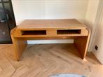 Massief eiken bureau 150 vintage jaren 70, Huis en Inrichting, Bureaus, Ophalen, Gebruikt, Bureau