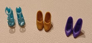 Barbie schoenen set - 3 Paar beschikbaar voor biedingen