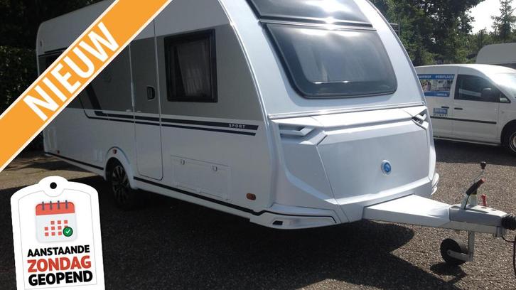 Knaus Sport 500 UF Speciaal inkoopvoordeel, Caravans en Kamperen, Caravans, tot en met 4, Rondzit, Knaus, Frans bed, Overige typen