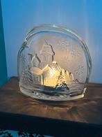 Voor Kerst een mooi glazen waxinelichtje France, Ophalen of Verzenden, Nieuw