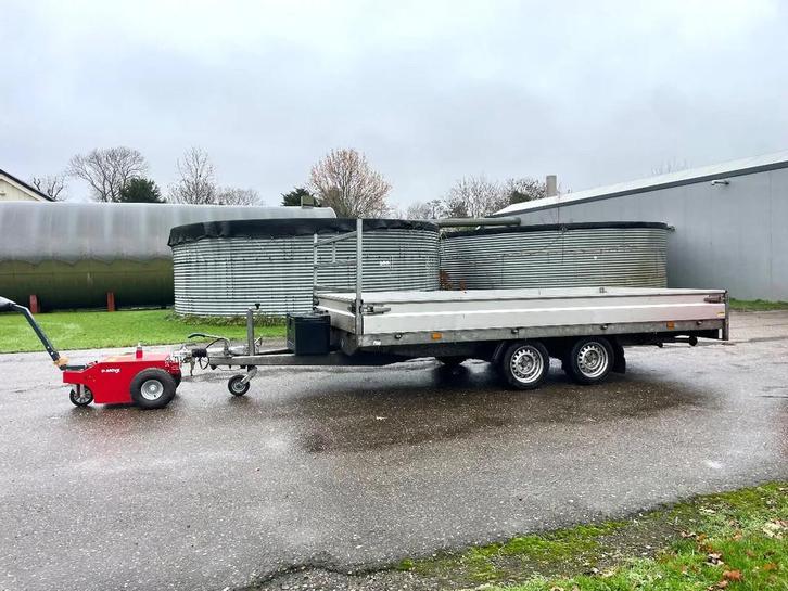 Hapert Aanhangwagen 4m x 2m met zeischotten topstaat!, Auto diversen, Aanhangers en Bagagewagens, Gebruikt