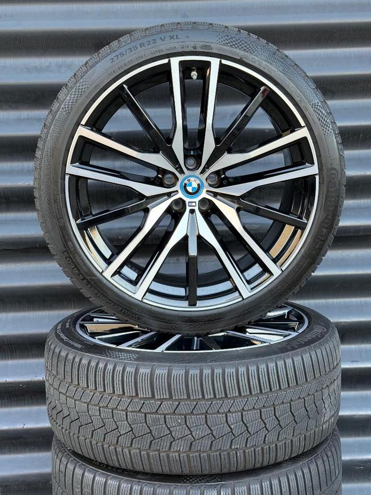 22” Orig Bmw Styl 742M G05 X5 X6 G06 velgen winterbanden, Auto-onderdelen, Banden en Velgen, Band(en), Winterbanden, Overige maten