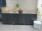 Buitenkeuken IKEA Grillskär met spoelbak+kraan 258cm breed, Tuin en Terras, Buitenkeukens, Ophalen, Zo goed als nieuw, Ikea, Vrijstaand