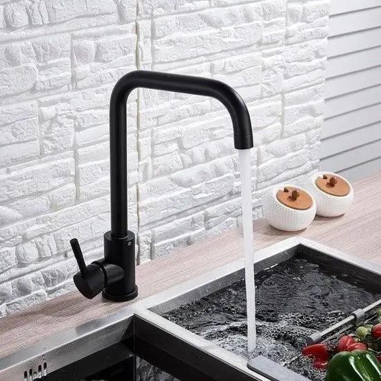 Kraan zwart. Keukenkraan. Keukenmengkraan. Nieuw €39,95, Huis en Inrichting, Keuken | Keukenbenodigdheden, Nieuw, Ophalen of Verzenden