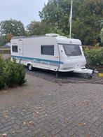 Hobby Excellent 560 uit 2000, Caravans en Kamperen, Caravans, Omvormbare zithoek, Rondzit, Hobby, Kachel