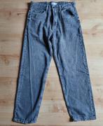 Bershka grijze 90's wide jeans, maat 38, W30 - W32 (confectie 38/40), Grijs, Gedragen, Bershka