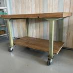 Industriële werkbank - vintage buitenkeuken - kookeiland, Doe-het-zelf en Verbouw, Werkbanken, Ophalen, ., Zo goed als nieuw, .
