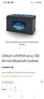 Carbest LIFEP04 BATTERY MET BLUETOOTH FUNCTION
12 v 100 AH, Ophalen, Nieuw