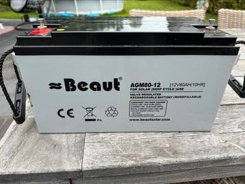 Beaut 12v 80Ah accu beschikbaar voor biedingen