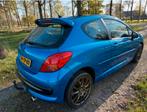 Peugeot 207 1.6 16V Turbo 3DRS 2007 Blauw 200PK – CarPlay, Auto's, Voorwielaandrijving, Zwart, 4 cilinders, Blauw