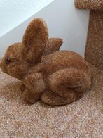 Flock haas bruin groot, Antiek en Kunst, Curiosa en Brocante, Ophalen of Verzenden