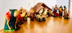 Complete Kerstgroep - 21 Delig - Handbeschilderd - 32cm hoog, Ophalen