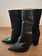 Lodi enkellaarsjes leer/suede,slechts 1x gedragen, Ophalen of Verzenden, Zo goed als nieuw, Zwart