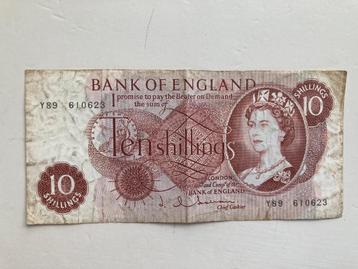 Bank of England 10 shillings 1966-70