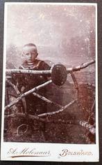 CdV Foto Jongen. Fotograaf: A. Molenaar Bolsward, Antiek en Kunst, Ophalen of Verzenden