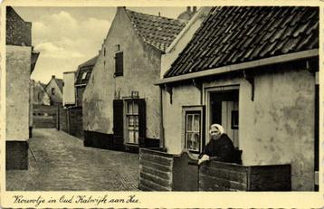 Vrouwtje in Oud Katwijk aan Zee. - 1938 gelopen beschikbaar voor biedingen