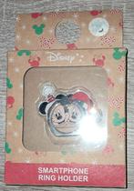 Nieuwe disney mickey kerst smarthphone ring holder, Verzamelen, Disney, Ophalen of Verzenden, Mickey Mouse, Nieuw, Beeldje of Figuurtje