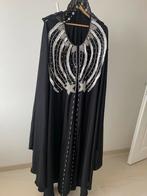 Zwarte Abaya met Zilveren Details, Maat 38/40 (M), Ophalen of Verzenden, Kleding, Overige thema's