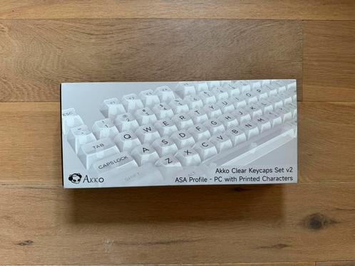 Akko ASA Clear Keycap Set (155-key), Computers en Software, Toetsenborden, Zo goed als nieuw, Ophalen of Verzenden
