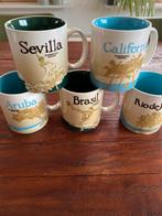 5 Starbucks Mokken - Sevilla, Aruba, Brasil, California, Rio, Huis en Inrichting, Ophalen of Verzenden, Gebruikt
