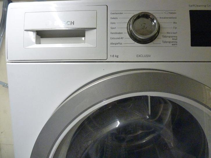 wasmachine bosch negen kilo inhoud 1600 toeren, Witgoed en Apparatuur, Wasmachines, Zo goed als nieuw, Voorlader, 8 tot 10 kg