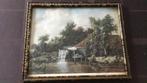 Schilderijtje. Meindert Hobbema de watermolen, Antiek en Kunst, Ophalen of Verzenden
