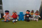 6 vintage Ernie van Bert en Ernie pluchen Sesamstraat poppen, Ophalen of Verzenden, Zo goed als nieuw