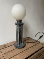 Vintage marmeren tafellamp, Huis en Inrichting, Ophalen of Verzenden, Minder dan 50 cm