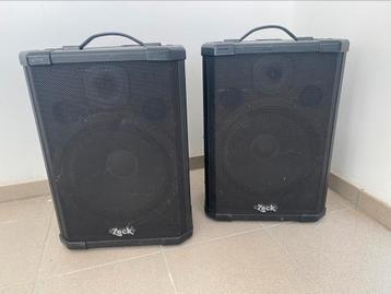 Set Zeck MS 12/2 passieve luidsprekers – 2x 300W beschikbaar voor biedingen