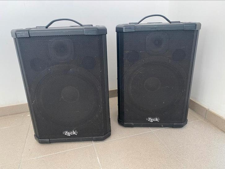 Set Zeck MS 12/2 passieve luidsprekers – 2x 300W, Muziek en Instrumenten, Versterkers | Keyboard, Monitor en PA, Gebruikt, P.A.